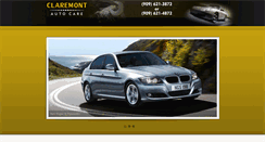 Desktop Screenshot of claremontautocare.com