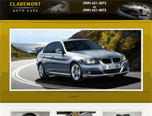 Tablet Screenshot of claremontautocare.com